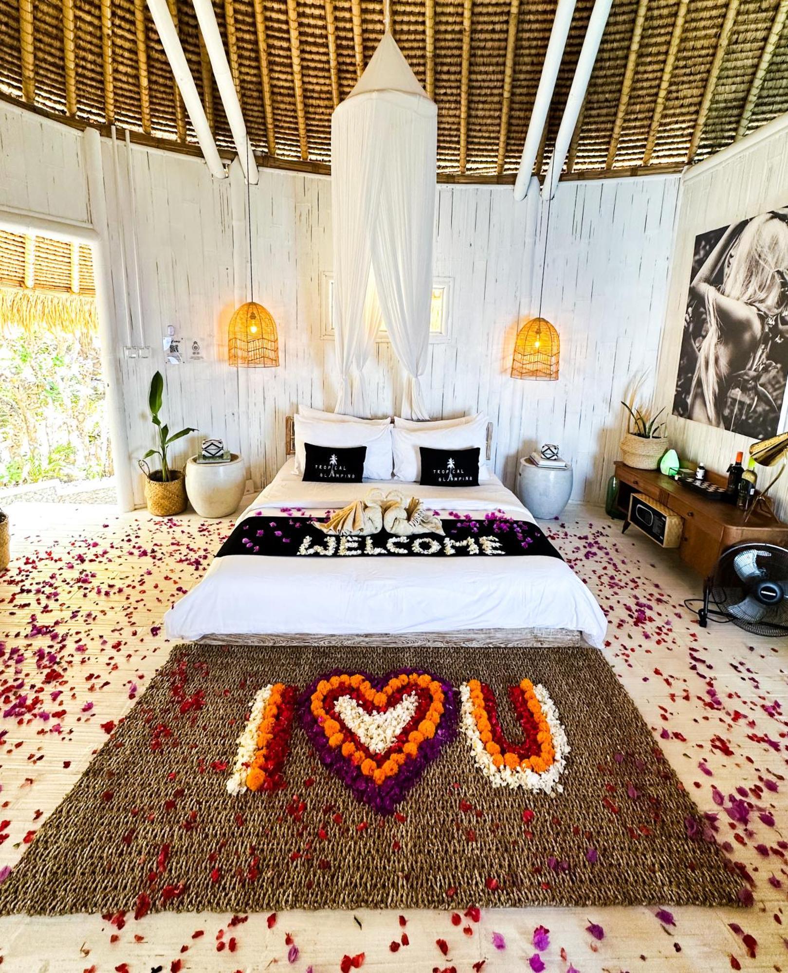 Tropical Glamping Nusa Penida Diamond Beach - Cliff Side Edge Polilit Exterior foto