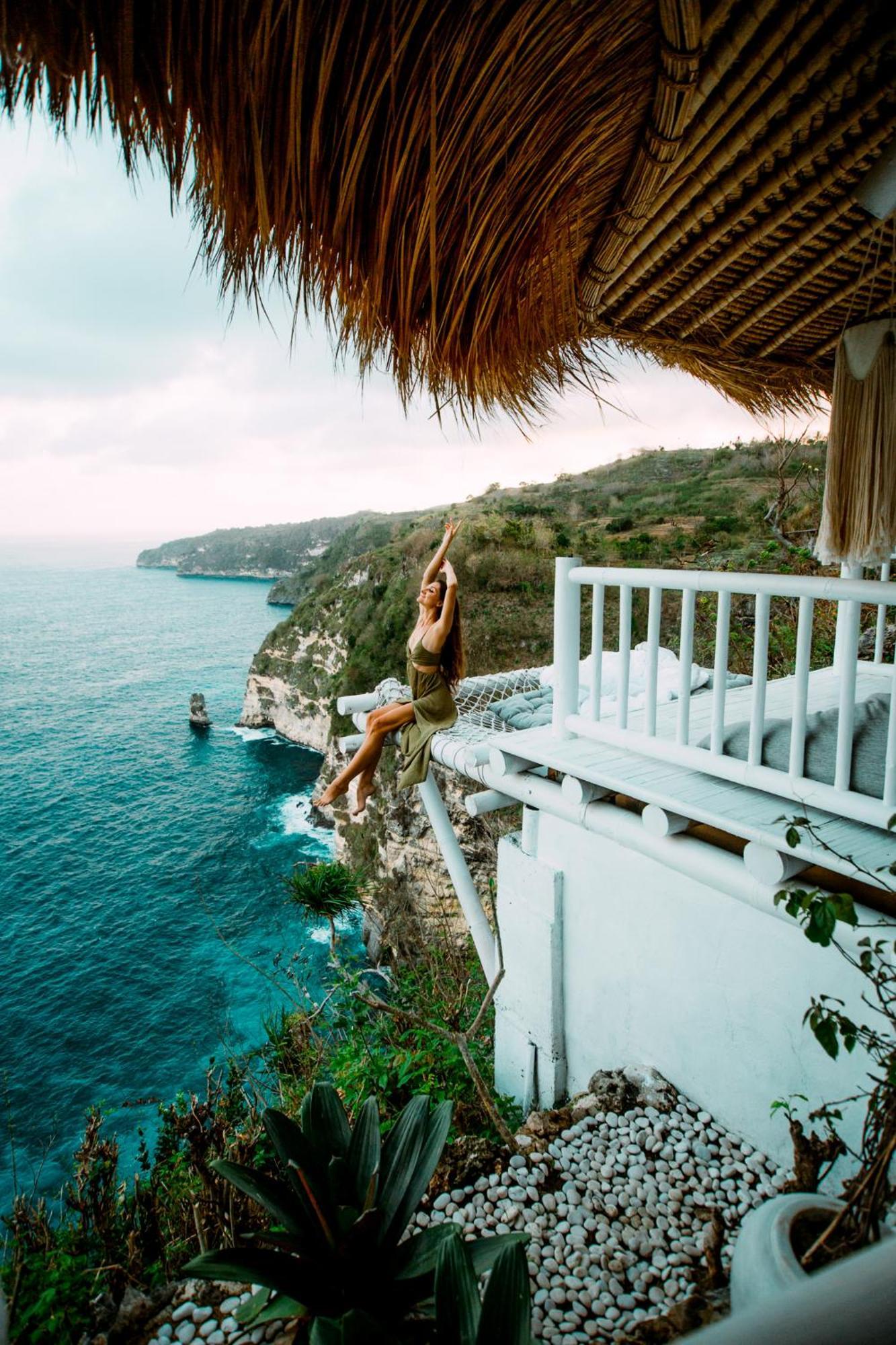 Tropical Glamping Nusa Penida Diamond Beach - Cliff Side Edge Polilit Exterior foto