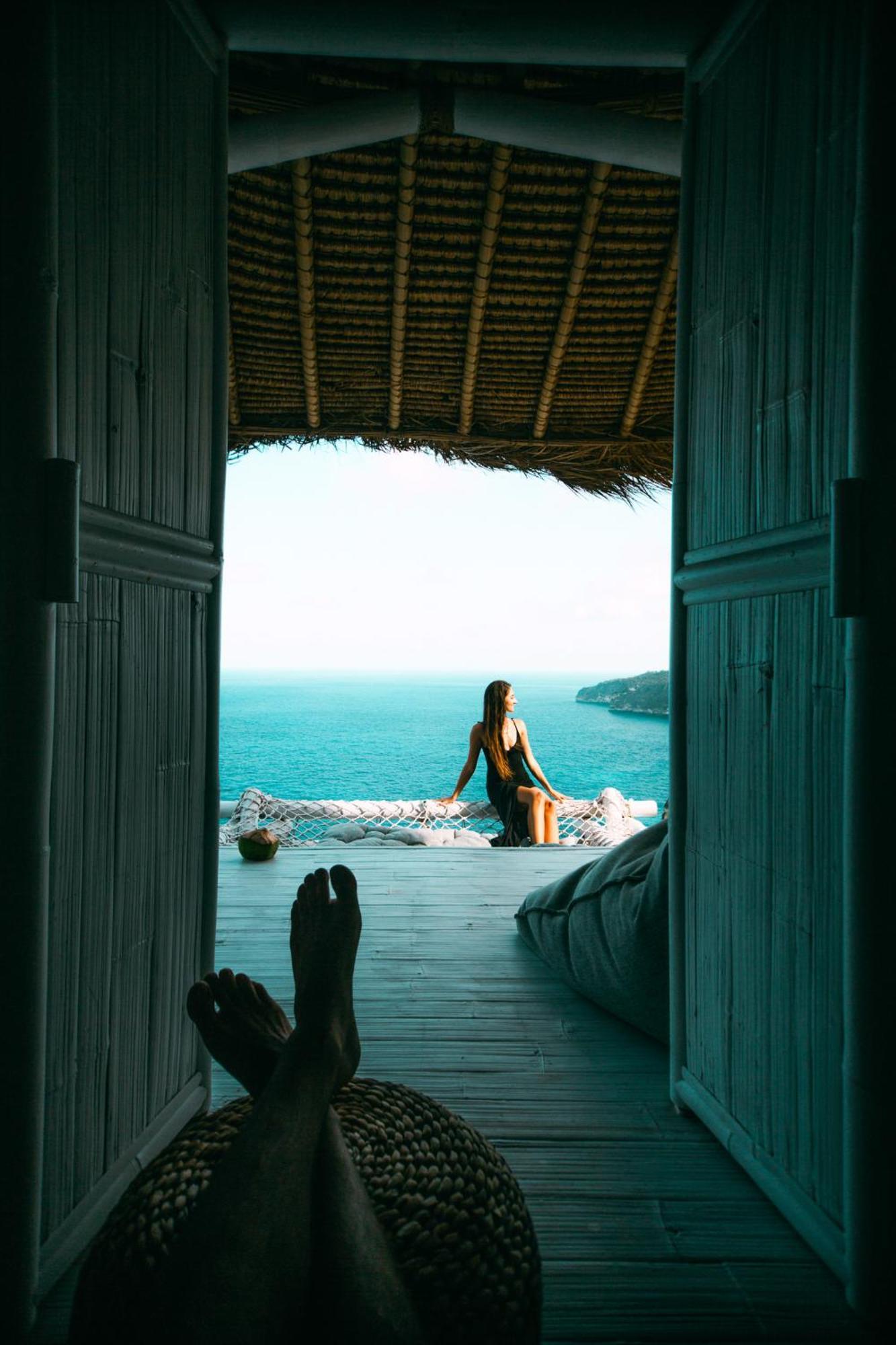 Tropical Glamping Nusa Penida Diamond Beach - Cliff Side Edge Polilit Exterior foto