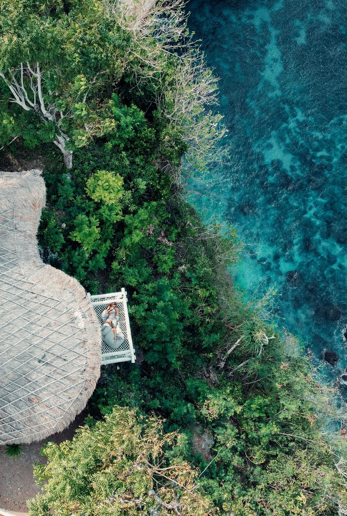 Tropical Glamping Nusa Penida Diamond Beach - Cliff Side Edge Polilit Exterior foto